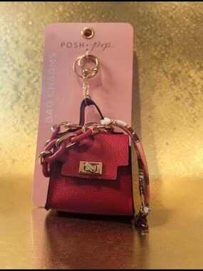 Posh + Pop Bag Charm New